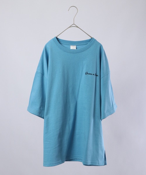spiritoso（スピリトーゾ）の「spiritoso バックプリントTシャツ 半袖（Tシャツ/カットソー・レディース・サックスブルー/ホワイト/スミクロ/ラベンダー・F）」の21枚目の写真