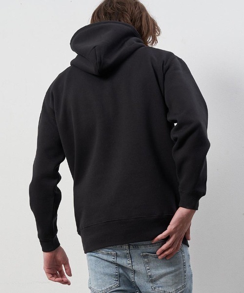 STUD MUFFIN(スタッドマフィン)の「mpa3173-10ozT-C裏毛起毛 BABYLシークイン プルパーカー(パーカー・メンズ・ブラック/ホワイト/チャコールグレー・2/4/3)」の12枚目の写真