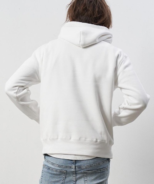 STUD MUFFIN(スタッドマフィン)の「mpa3173-10ozT-C裏毛起毛 BABYLシークイン プルパーカー(パーカー・メンズ・ブラック/ホワイト/チャコールグレー・2/4/3)」の18枚目の写真