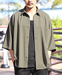 ドルマンスリーブ半袖BIGシャツ
