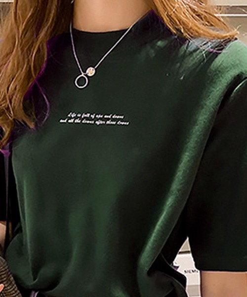 DiamondHearts（ダイヤモンドハーツ）の「英字プリントロゴTシャツ（Tシャツ/カットソー・レディース・ブラック・FREE）」の7枚目の写真