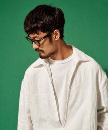 【LA BOUCLE / ラブークル】スキッパーシャツ リネン