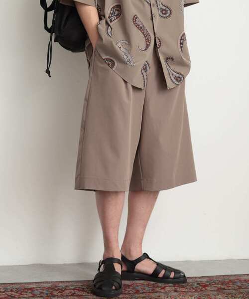 SENSE OF PLACE by URBAN RESEARCH（センスオブプレイスバイアーバンリサーチ）の「エクストラルーズショートパンツ（その他パンツ・メンズ・ブルー/チャコールグレー/ベージュ・MEDIUM/LARGE）」の3枚目の写真