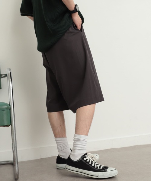 SENSE OF PLACE by URBAN RESEARCH（センスオブプレイスバイアーバンリサーチ）の「エクストラルーズショートパンツ（その他パンツ・メンズ・ブルー/チャコールグレー/ベージュ・MEDIUM/LARGE）」の12枚目の写真