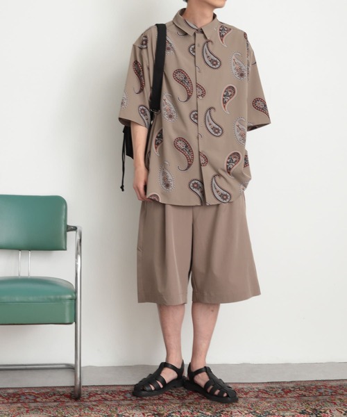 SENSE OF PLACE by URBAN RESEARCH（センスオブプレイスバイアーバンリサーチ）の「エクストラルーズショートパンツ（その他パンツ・メンズ・ブルー/チャコールグレー/ベージュ・MEDIUM/LARGE）」の11枚目の写真