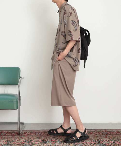 SENSE OF PLACE by URBAN RESEARCH（センスオブプレイスバイアーバンリサーチ）の「エクストラルーズショートパンツ（その他パンツ・メンズ・ブルー/チャコールグレー/ベージュ・MEDIUM/LARGE）」の5枚目の写真