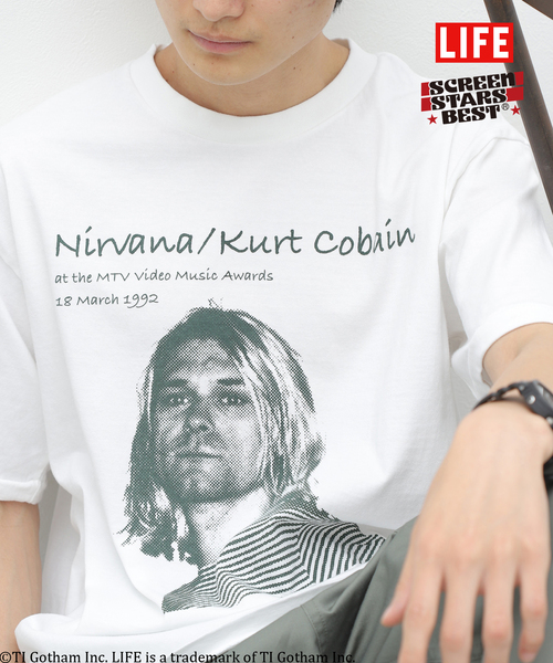 JOINT WORKS(ジョイントワークス)の「【SCREEN STARS/スクリーンスターズ】 LIFE-SSBT Tシャツ(Tシャツ/カットソー・メンズ・ホワイト/ライトグレー/グレー/ホワイト系その他・MEDIUM/LARGE)」の2枚目の写真