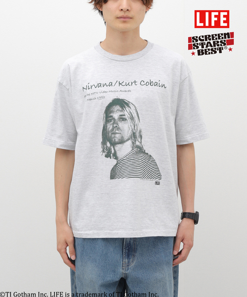 JOINT WORKS(ジョイントワークス)の「【SCREEN STARS/スクリーンスターズ】 LIFE-SSBT Tシャツ(Tシャツ/カットソー・メンズ・ホワイト/ライトグレー/グレー/ホワイト系その他・MEDIUM/LARGE)」の5枚目の写真