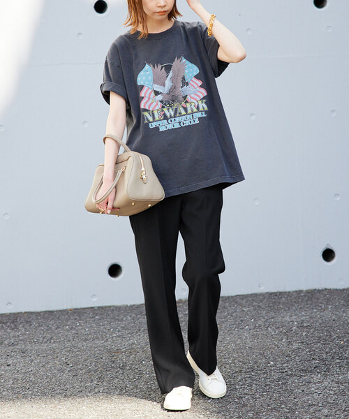 【新品タグ付き】スローブイエナ　センタープレスイージーパンツ　ブラック★ SLOBE IENA（スローブイエナ）の「センタープレスイージーパンツ