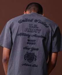 AVIREX | 《COLLECTION》WEST POINT EMBROIDERY FADE WASH T-SHIRT / ウェストポイント エンブロイダリー Tシャツ / AVIREX / アヴィレックス(Tシャツ/カットソー)