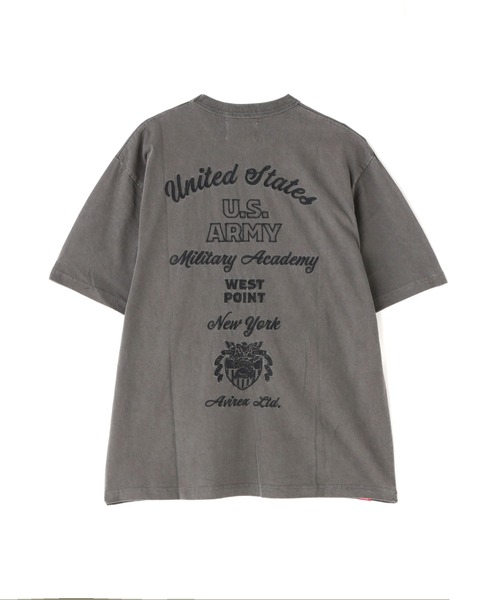 AVIREX（アヴィレックス）の「WEST POINT EMBROIDERY FADE WASH T-SHIRT / ウェストポイント エンブロイダリー Tシャツ / AVIREX / アヴィレックス（Tシャツ/カットソー・メンズ・ホワイト系2/オレンジ/チャコール・M/L/XL/2XL）」の22枚目の写真