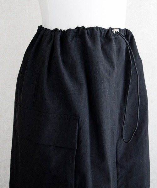Marient（マリエント）の「ドロストナイロンカーゴSK（スカート・レディース・ブラック/カーキ・FREE）」の21枚目の写真