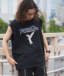 WEGO | WEGO/ヘビーウエイトバンドモチーフノースリーブ(タンクトップ)