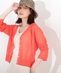 N.(N. Natural Beauty Basic) | ◆Vネックシアーカーディガン(カーディガン/ボレロ)