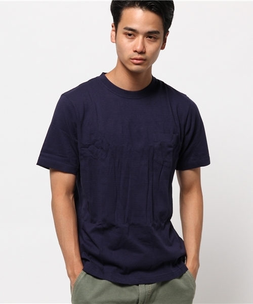 CIAOPANIC（チャオパニック）の「【Ciaopanic】　オーガニックコットンTee（Tシャツ/カットソー・メンズ・ホワイト/ネイビー/グレー/ピンク・MEDIUM/LARGE）」の3枚目の写真