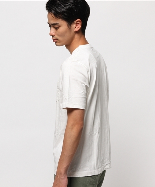 CIAOPANIC（チャオパニック）の「【Ciaopanic】　オーガニックコットンTee（Tシャツ/カットソー・メンズ・ホワイト/ネイビー/グレー/ピンク・MEDIUM/LARGE）」の6枚目の写真