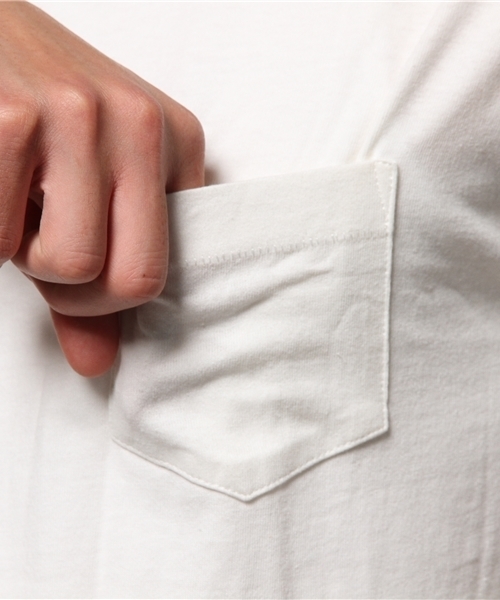 CIAOPANIC（チャオパニック）の「【Ciaopanic】　オーガニックコットンTee（Tシャツ/カットソー・メンズ・ホワイト/ネイビー/グレー/ピンク・MEDIUM/LARGE）」の10枚目の写真