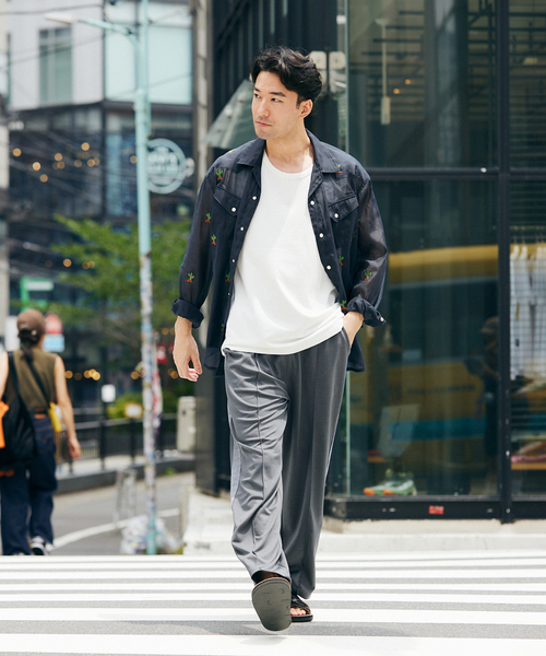Wrangler ×relume ラングラー 別注 ダメージ デニムシャツ L Wrangler ×relume ラングラー 別注 ダメージ デニムシャツ L