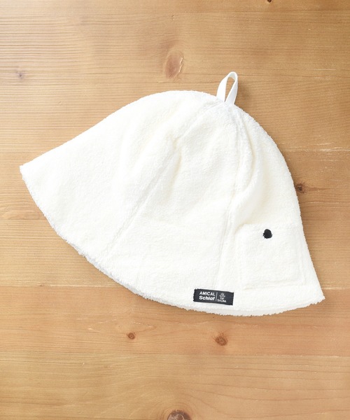 Flowering（フラワーリング）の「ベル型ダブルパイルサウナハット（ハット・レディース・ホワイト/ブラック/ベージュ/ネイビー/グレー・FREE）」の22枚目の写真