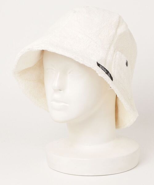 Flowering（フラワーリング）の「ベル型ダブルパイルサウナハット（ハット・レディース・ホワイト/ブラック/ベージュ/ネイビー/グレー・FREE）」の10枚目の写真