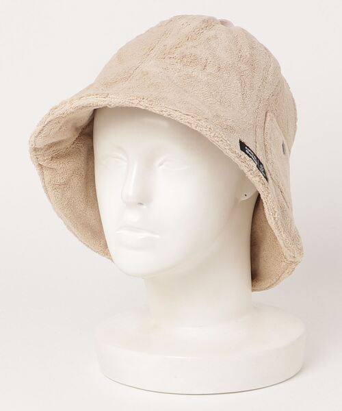 Flowering（フラワーリング）の「ベル型ダブルパイルサウナハット（ハット・レディース・ホワイト/ブラック/ベージュ/ネイビー/グレー・FREE）」の6枚目の写真