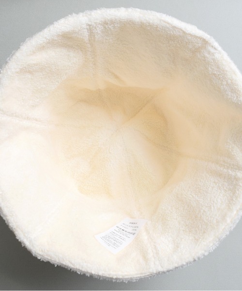 Flowering（フラワーリング）の「ベル型ダブルパイルサウナハット（ハット・レディース・ホワイト/ブラック/ベージュ/ネイビー/グレー・FREE）」の15枚目の写真