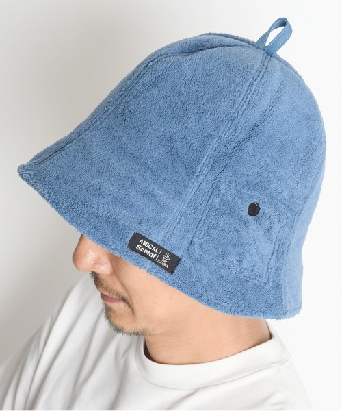 Flowering（フラワーリング）の「ベル型ダブルパイルサウナハット（ハット・レディース・ホワイト/ブラック/ベージュ/ネイビー/グレー・FREE）」の16枚目の写真