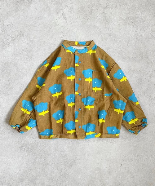 HOGAN RANCH WEAR（ホーガンランチウエア）の「スタンドカラーシャツ（90～130cm）（シャツ/ブラウス・キッズ・ブラック/ブルー/パープル・100/90/110/120/130）」の2枚目の写真