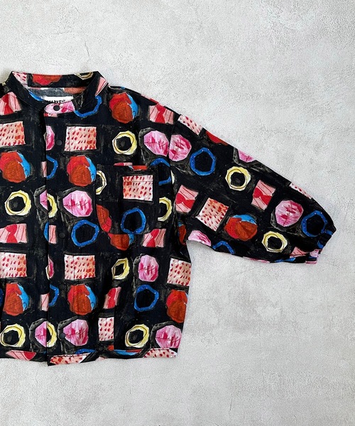 HOGAN RANCH WEAR（ホーガンランチウエア）の「スタンドカラーシャツ（90～130cm）（シャツ/ブラウス・キッズ・ブラック/ブルー/パープル・100/90/110/120/130）」の9枚目の写真