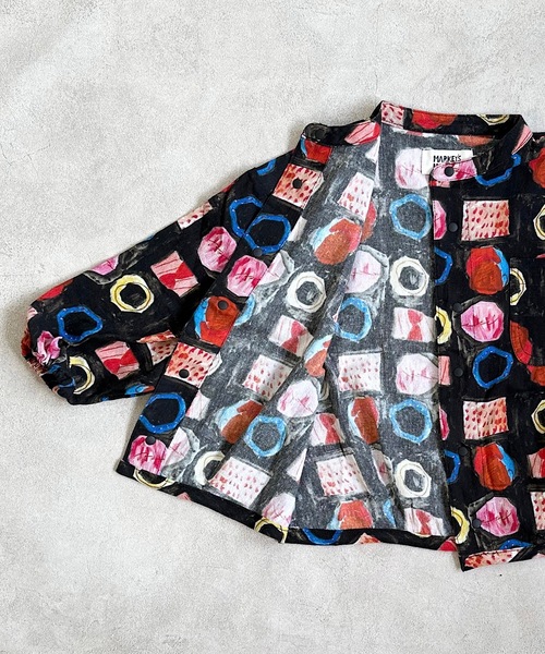 HOGAN RANCH WEAR（ホーガンランチウエア）の「スタンドカラーシャツ（90～130cm）（シャツ/ブラウス・キッズ・ブラック/ブルー/パープル・100/90/110/120/130）」の10枚目の写真