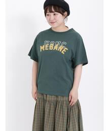 Samansa Mos2 | フロッキープリントTシャツ(Tシャツ/カットソー)