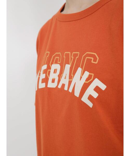 Samansa Mos2（サマンサ モスモス）の「フロッキープリントTシャツ（Tシャツ/カットソー・レディース・チャコールグレー/オレンジ/グリーン/キナリ・F）」の17枚目の写真