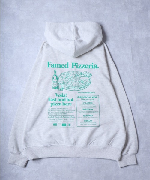 POWER TO THE PEOPLE（パワートゥーザピープル）の「POWER TO THE PEOPLE アメリカンショップデザイン バックプリント オーバーサイズ フルジップパーカー スウェットトレーナー レディース メンズ（パーカー・メンズ・アッシュグレー/グレー/ブラック・LL/M/L）」の5枚目の写真