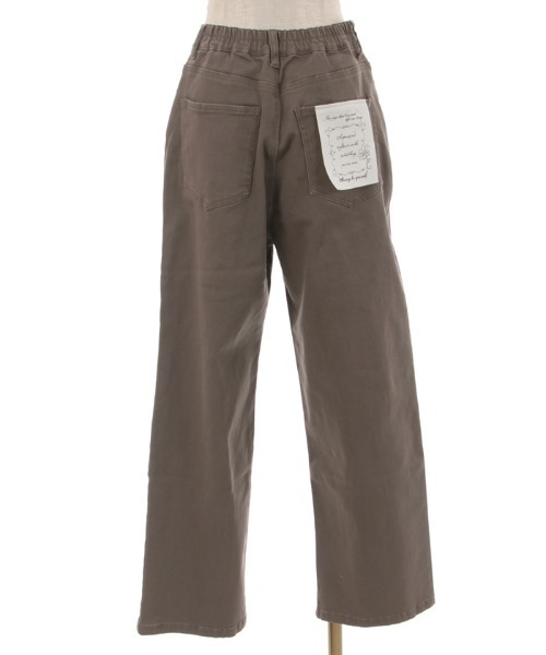 axes femme(アクシーズファム)の「フラッシャー付デニムパンツ(デニムパンツ・レディース・インディゴブルー/モカ・LARGE/MEDIUM)」の9枚目の写真