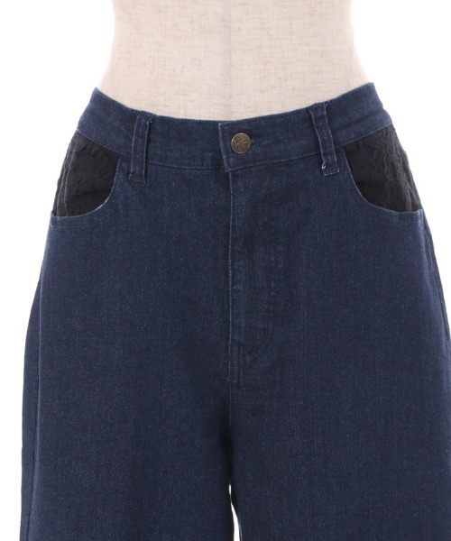 axes femme(アクシーズファム)の「フラッシャー付デニムパンツ(デニムパンツ・レディース・インディゴブルー/モカ・LARGE/MEDIUM)」の21枚目の写真