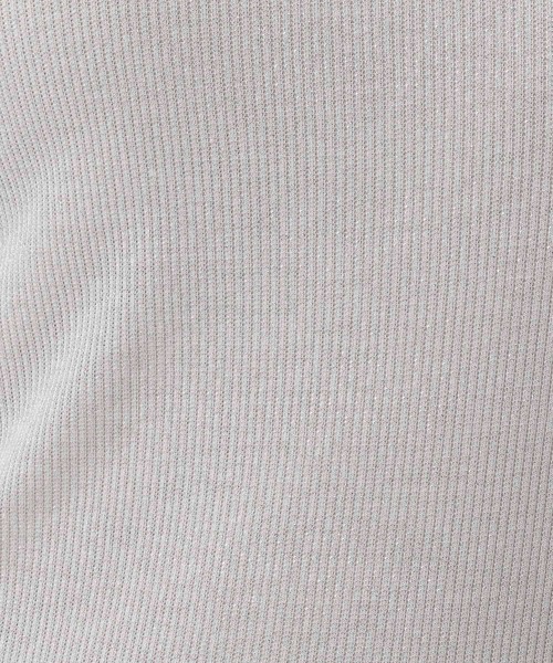 Elura（エルーラ）の「モックネックラメタートル（Tシャツ/カットソー・レディース・ライトベージュ/ライトグレー・MEDIUM/LARGE）」の16枚目の写真