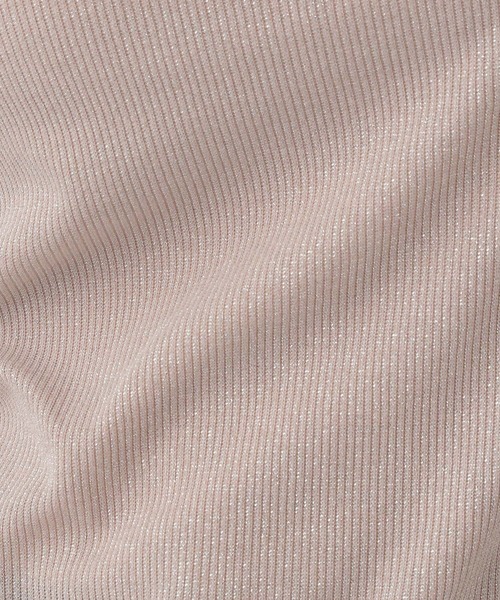 Elura（エルーラ）の「モックネックラメタートル（Tシャツ/カットソー・レディース・ライトベージュ/ライトグレー・MEDIUM/LARGE）」の17枚目の写真
