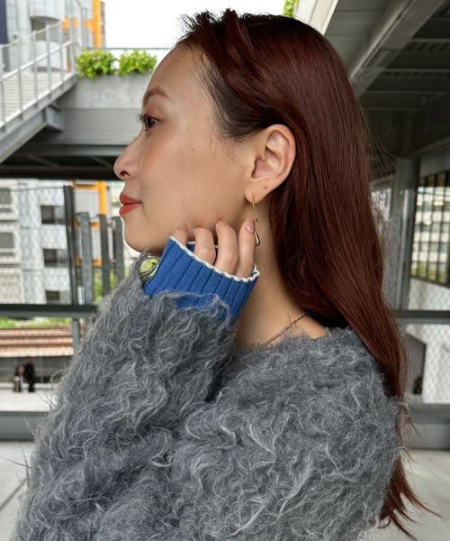 DISCOAT（ディスコート）の「【WEB限定】配色アームウォーマー（アームカバー・レディース・ブラック/グレー/アイボリー/モカ/ブルー/ライトベージュ・FREE）」の20枚目の写真