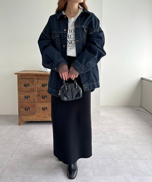 DISCOAT（ディスコート）の「【WEB限定】配色アームウォーマー（アームカバー・レディース・ブラック/グレー/アイボリー/モカ/ブルー/ライトベージュ・FREE）」の12枚目の写真