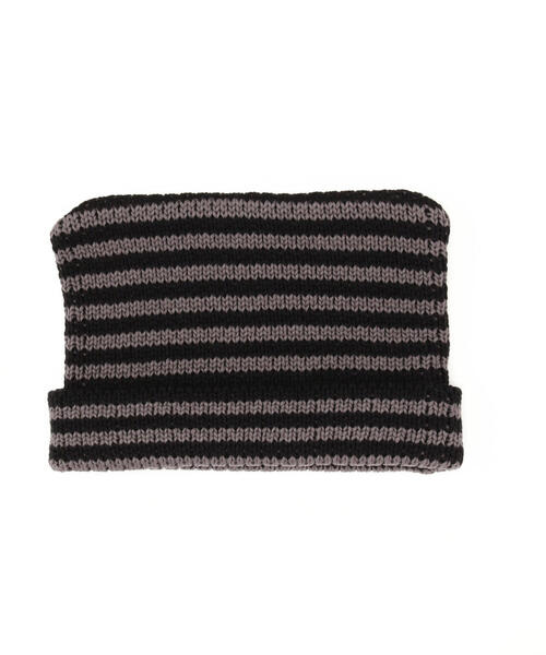 Chica（チカ）の「Chica/チカ/ネコ耳ニット帽（ニットキャップ/ビーニー・レディース・その他24/ブラック/ブラック系その他/ラベンダー・F）」の11枚目の写真