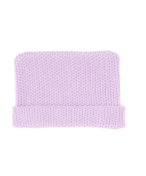 Chica（チカ）の「Chica/チカ/ネコ耳ニット帽（ニットキャップ/ビーニー・レディース・その他24/ブラック/ブラック系その他/ラベンダー・F）」の19枚目の写真