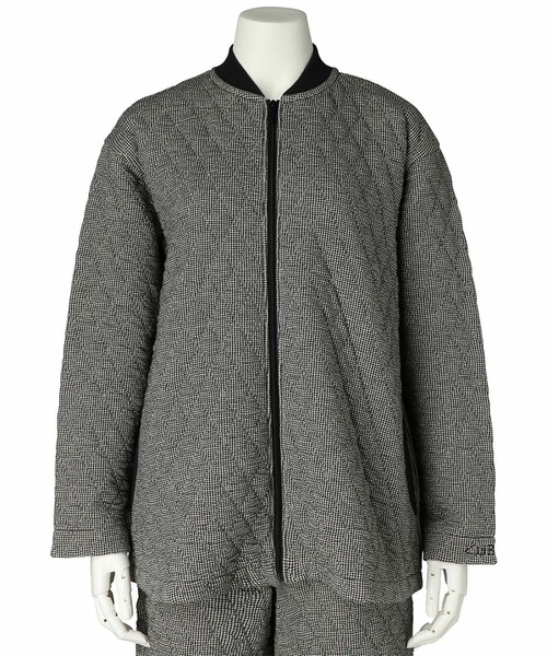 KID BLUE（キッドブルー）の「キッドブルー -キルト千鳥JQ -【前開き】長袖トップス -KRVN560 -kidblue（その他トップス・レディース・ピンク/ブラック・M）」の12枚目の写真