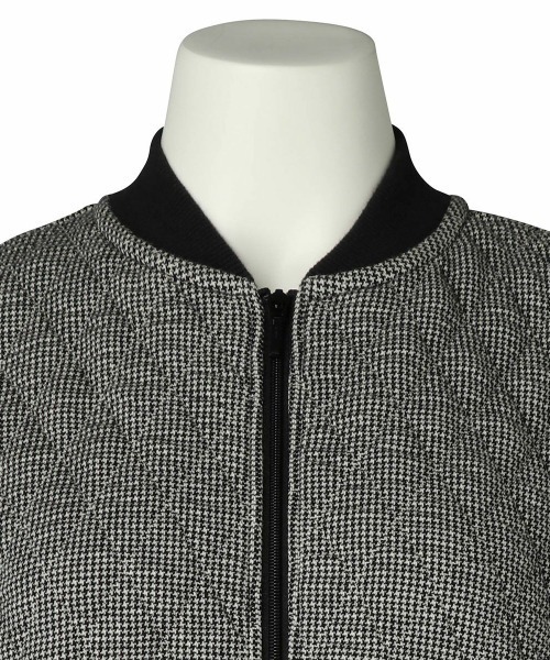 KID BLUE（キッドブルー）の「キッドブルー -キルト千鳥JQ -【前開き】長袖トップス -KRVN560 -kidblue（その他トップス・レディース・ピンク/ブラック・M）」の15枚目の写真