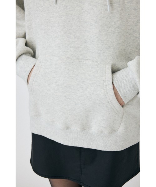 MOUSSY（マウジー）の「LOGO EMBROIDERY PKJ / ロゴエンブロイダリー パーカー（パーカー・レディース・ホワイト/ブラック/杢グレー/ブルー・FREE）」の16枚目の写真