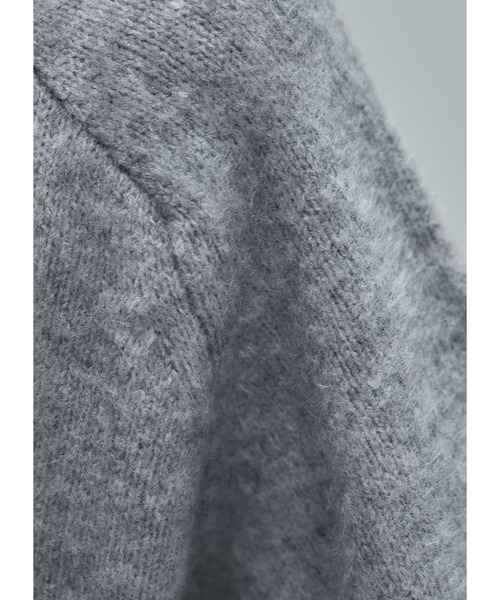 STYLE DELI（スタイルデリ）の「ヤク風タートルネックニットワンピース（ワンピース・レディース・ブラック/ホワイト系その他/ライトグレー・01/02）」の17枚目の写真