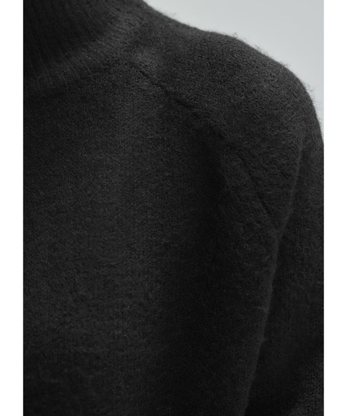 STYLE DELI（スタイルデリ）の「ヤク風タートルネックニットワンピース（ワンピース・レディース・ブラック/ホワイト系その他/ライトグレー・01/02）」の21枚目の写真