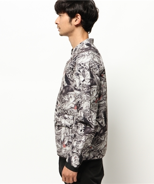 PUMA（プーマ）の「SWASH TECH TRACK JACKET（ジャージ・メンズ・ブラック/ホワイト・MEDIUM/X-SMALL/LARGE/SMALL/X-LARGE）」の3枚目の写真
