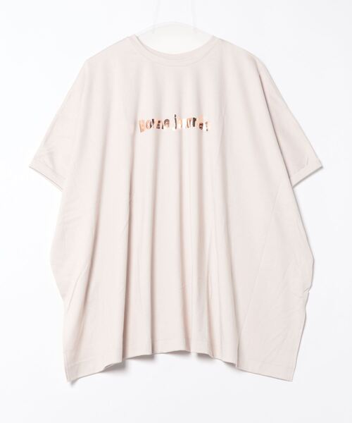 tシャツ 箔プリントスーパーBIG Tシャツ レディース セール】箔プリントスーパーBIG Tシャツ（Tシャツ/カットソー