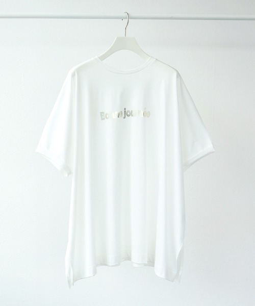 tシャツ 箔プリントスーパーBIG Tシャツ レディース セール】箔プリントスーパーBIG Tシャツ（Tシャツ/カットソー