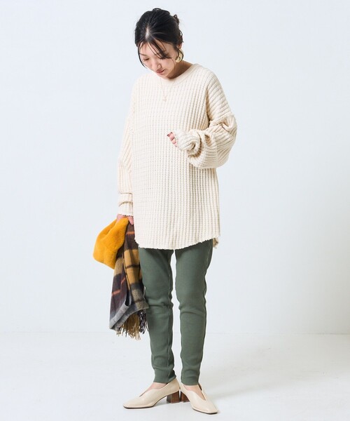 FREAK'S STORE（フリークスストア）の「イージーパンツ（その他パンツ・レディース・オリーブ・ﾌﾘ-）」の8枚目の写真